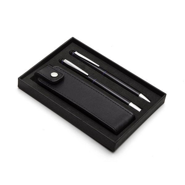 R01071_04 Zestaw piśmienniczy Curitiba, niebieski - obrazek 1