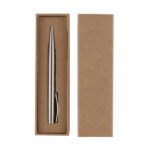 Metalowy długopis w pudełku Silvery, srebrny