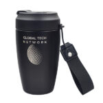 Kubek termiczny Viko 380 ml, czarny - obrazek 2