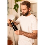 Butelka termiczna Lome 400 ml, czarny - obrazek 3