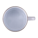 Kubek emaliowany z powłoką sublimacyjną Odis 500 ml, biały - obrazek 4