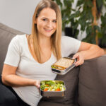 Double lunch box Alcora 1100 ml, srebrny - obrazek 5