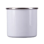 Kubek emaliowany Oldie 500 ml, biały - obrazek 4