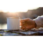 Kubek emaliowany Oldie 500 ml, biały - obrazek 5