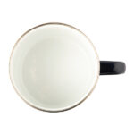 Kubek emaliowany Oldschool 500 ml, granatowy - obrazek 2