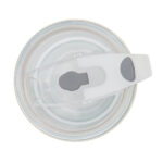 Kubek szklany Vigo 350 ml, beżowy/transparentny - obrazek 2