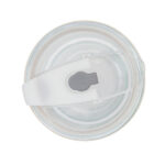 Kubek szklany Vigo 350 ml, beżowy/transparentny - obrazek 3