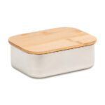 Pojemnik stalowy na lunch 800 ml, srebrny - obrazek 3