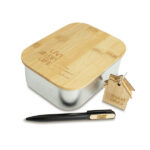 Pojemnik stalowy na lunch 800 ml, srebrny - obrazek 10