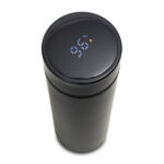 Kubek termiczny z termometrem Falco 420 ml, czarny