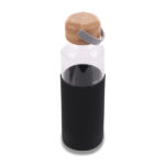 Szklana butelka Refresh 560 ml, czarny - obrazek 2