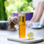 Szklana butelka z zaparzaczem herbaty Gourmet 600 ml, granatowy - obrazek 8