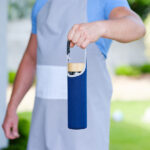 Szklana butelka z zaparzaczem herbaty Gourmet 600 ml, granatowy - obrazek 9