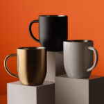 Kubek stalowy Dusk 350 ml, złoty - obrazek 7