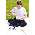 Bidon stalowy Fun Tripping 700 ml, srebrny - obrazek 7