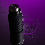 Składany bidon sportowy Makalu 550 ml, czarny - obrazek 5