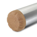 Butelka termiczna z korkowym spodem Jowi 500 ml, srebrny - obrazek 3