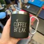 Kubek stalowy Magaro 300 ml, czarny - obrazek 4