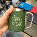 Kubek stalowy Magaro 300 ml, ciemnozielony - obrazek 4