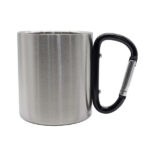 Kubek stalowy Denali 220 ml, czarny - obrazek 2