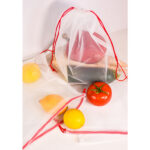 Zestaw woreczków Shopping Friend, biały - obrazek 7