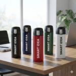 Kubek termiczny Bergen 340 ml, granatowy - obrazek 6