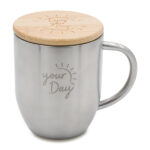 Kubek stalowy Maloy 350 ml , srebrny - obrazek 6