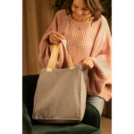 Torba z bawełny 340 g/m2 Lisburn, szary - obrazek 5