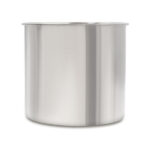 Kubek turystyczny 350 ml Pokhara, srebrny - obrazek 3