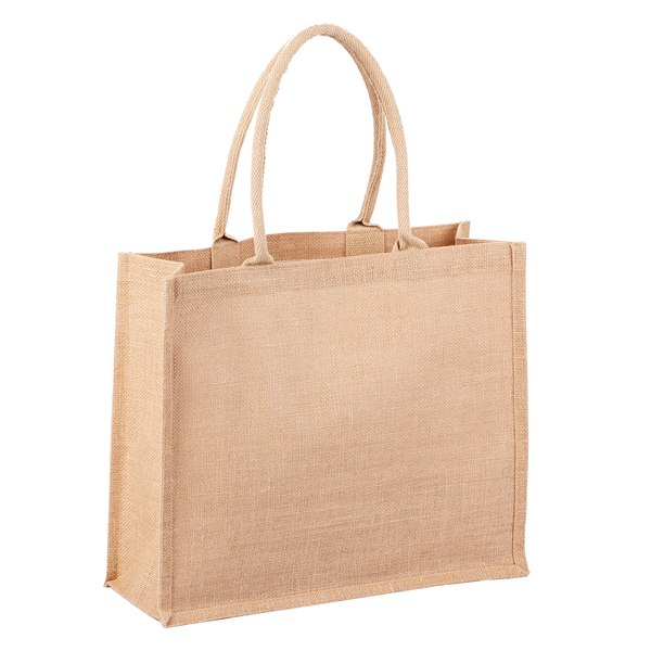 R08507_13 Torba na zakupy z juty Natural Shopper, beżowy - obrazek 1