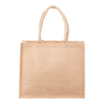 Torba na zakupy z juty Natural Shopper, beżowy - obrazek 2