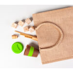 Torba na zakupy z juty Natural Shopper, beżowy - obrazek 5