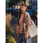 Torba bawełniana XXL Raya, beżowy - obrazek 4