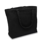 Torba z polibawełny 340g/m2 Peyton, czarny - obrazek 2