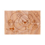 Drewniane klocki Animal World, beżowy - obrazek 8