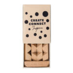 Mini układanka logiczna Brainy, beżowy - obrazek 2