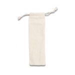 Sztućce stalowe w woreczku Nantes, beżowy/srebrny - obrazek 6