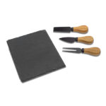 Zestaw do serwowania serów Queso, beżowy - obrazek 3