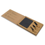 Zestaw do serwowania serów Queso, beżowy - obrazek 2