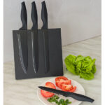 Zestaw noży na bloku magnetycznym Akita, czarny - obrazek 6