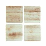 Świeczka z drewnianą przykrywką Alcamo, transparentny - obrazek 2