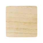 Świeczka z drewnianą przykrywką Alcamo, brązowy/transparentny - obrazek 2