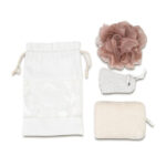 Zestaw do kąpieli Wellness, beżowy - obrazek 2