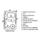 Narzędzie wielofunkcyjne w kształcie karty, srebrny - obrazek 9