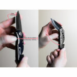 Nóż składany Intact, czarny - obrazek 7