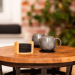 Zestaw podkładek RPET filcowych Mazzo, czarny - obrazek 7