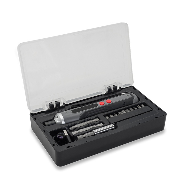 R17730_02 Wkrętak akumulatorowy Bruno, czarny - obrazek 1