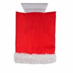 Skrobaczka do szyb z rękawicą, czerwony - obrazek 2