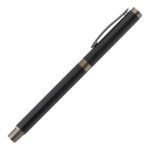 Aluminiowy długopis z żelowym wkładem Lille, czarny - obrazek 3