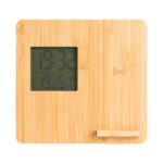 Stacja pogodowa z ładowarką Hixon, beżowy - obrazek 4